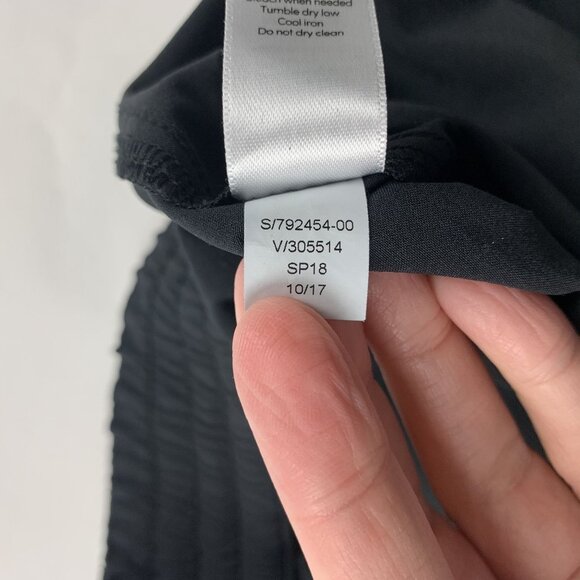 Athleta Black Chelsea High Rise Wide Leg Pant 4 - Picture 6 of 8